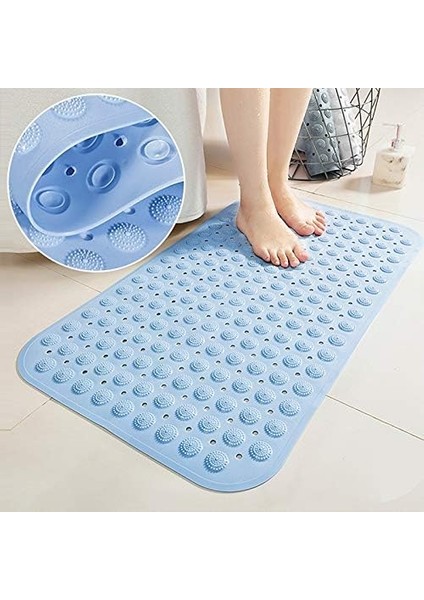 Vantuzlu Masajlı Banyo Duş Kaydırmaz Paspas Duşakabin Paspası. Ayak Kaydırmaz 40*80CM