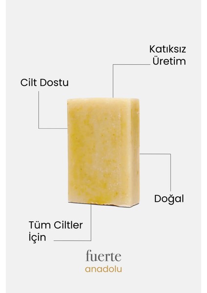 Fuerte Anadolu Limon Sabun - C Vitamini, Sivilce ve Cilt Gözenekleri Için