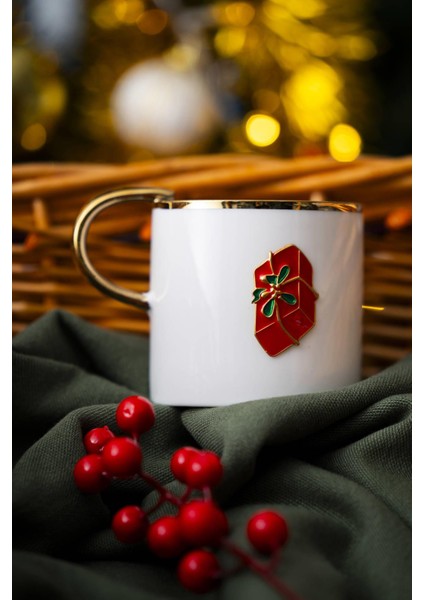 Emory Kırmızı Hediye Kutu Kupa - 190 ml