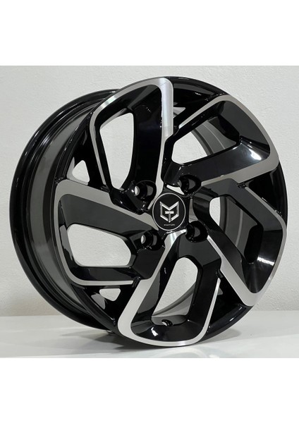 -6347 6.5*15 4*108 ET25 65.1 Black Machıned