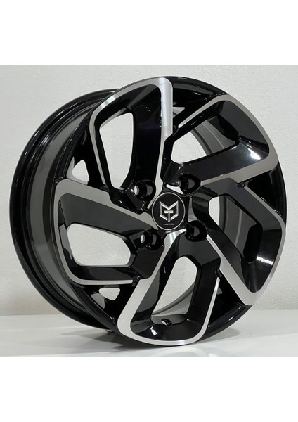 -6347 6.5*15 4*108 ET25 65.1 Black Machıned