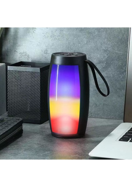 ZQS-1202 Taşınabilir Bluetooth Hoparlör Rgb Işıklı Bluetooth Speaker 5W