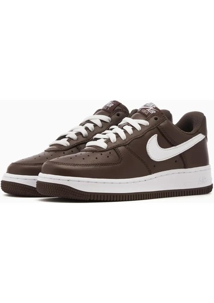 Air Force 1 Low Retro Hakiki Deri Erkek Kahverengi Günlük Spor Ayakkabı