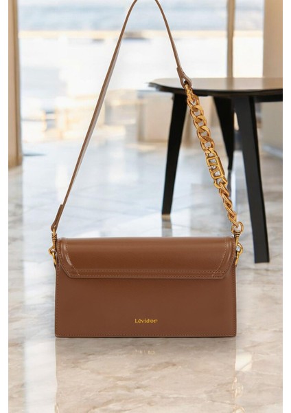 Özel Renk El ve Kol Çantası Olarak Tasarlanmış Suni Deri Bayan Omuz Çantası LEVDR.7363930239KHV indirimleri