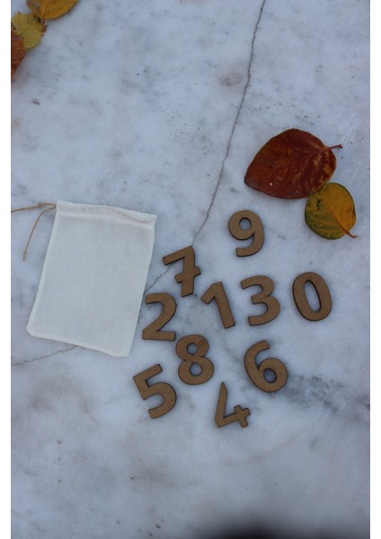 Ahşap Sayılar Seti + Kese Hediyemizdir fiyatları