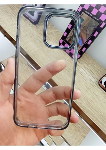 iPhone 14 Pro Max Kenarları Renkli Tuşları Metal Çizilme Dayanıklı Darbe Korumalı Kılıf