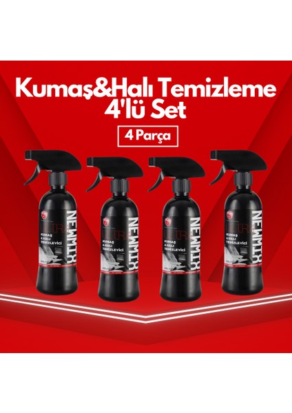 Kumaş&halı Temizleme 4'lü Set