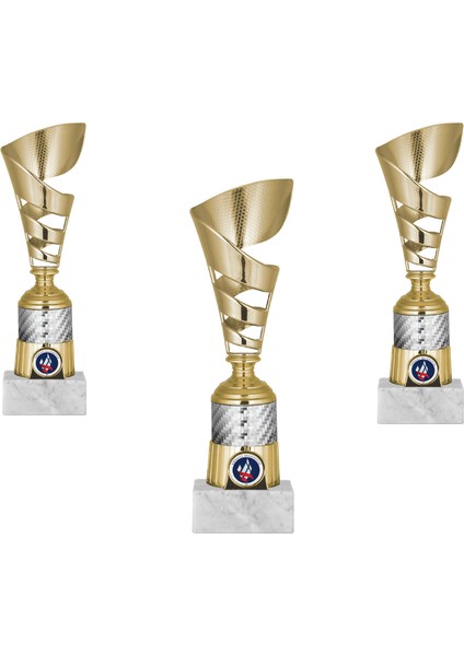 Kişiye Özel Kupa Takımı-Ödül Kupası-Turnuva Kupası 3'lü Takım GN013