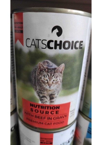 Cat Choice Beef In Biftekli Konserve Mama 400 gr * 12 Adet