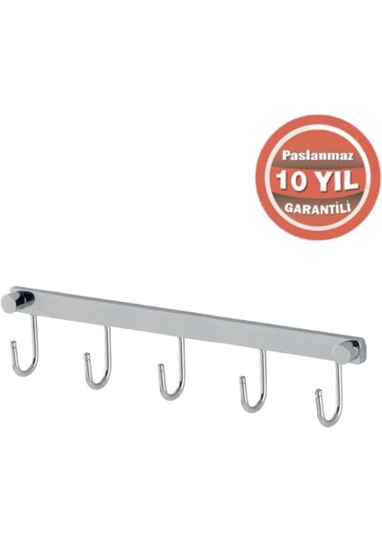 Paslanmaz Pirinç Bella Milas Beșli Askılık