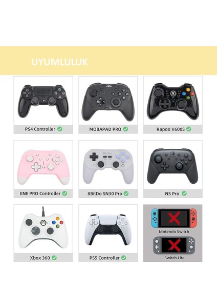 Ps5-Ps4-Ps3-Xbox 360-XBOX One-One X-One S-Series X-Series S Uyumlu Analog Koruyucu Silikon Pad