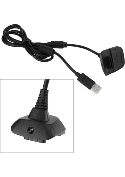 Knt-01 4800 mah Xbox 360 Joystick Kol Batarya Şarj Kablosu