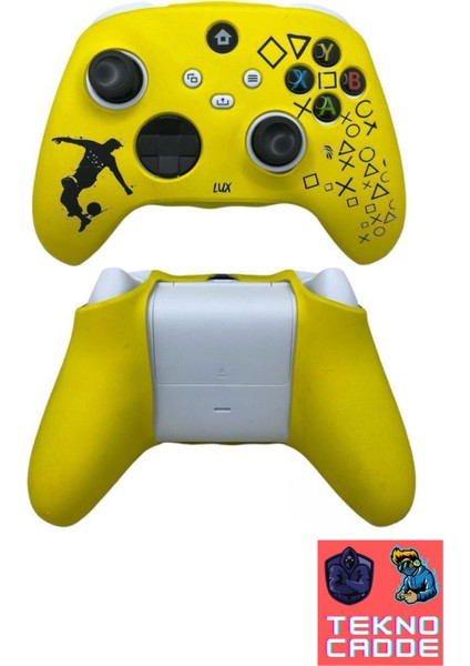 Xbox Series S/xbox Series X/9.nesil Uyumlu Joystick Koruyucu Desenli Silikon Kılıf