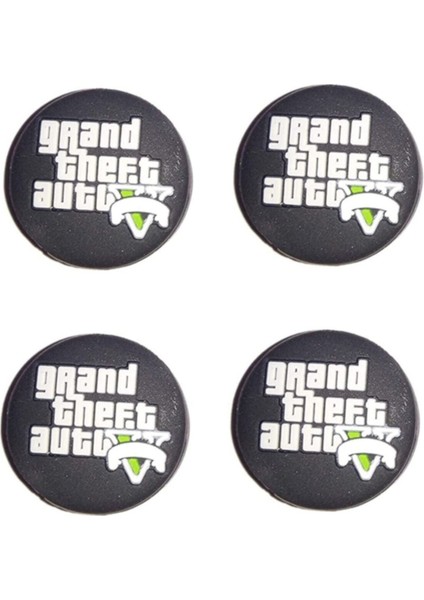 Gta 5 Ps3-Ps4-Ps5-Xbox One-X-S-Series x Series S Analog Koruyucu Silikon Pad