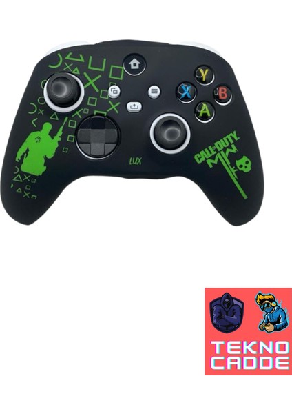 Xbox Series S/xbox Series X/9.nesil Uyumlu Joystick Koruyucu Desenli Silikon Kılıf