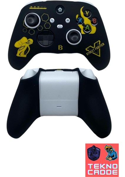Xbox Series S/xbox Series X/9.nesil Joystick Koruyucu Desenli Silikon Kılıf