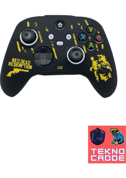 Xbox Series S/xbox Series X/9.nesil Joystick Koruyucu Desenli Silikon Kılıf