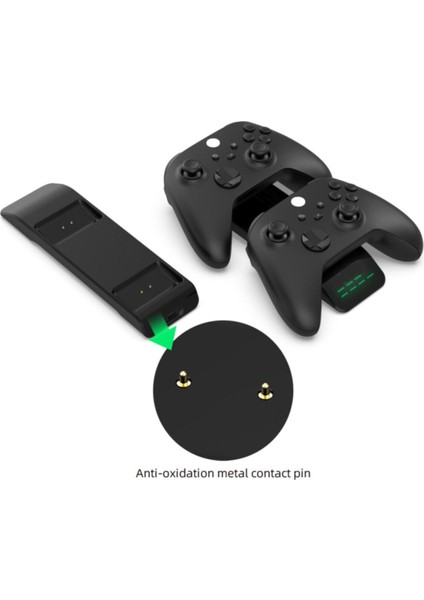 TYX-0606 1200 mah Xbox Series S/ x Şarj Yuvalı Çift Pilli Stand