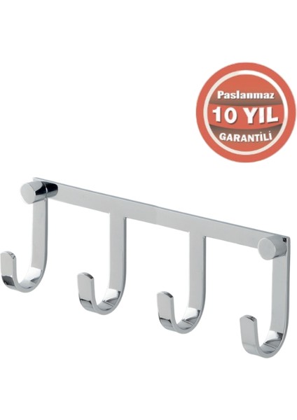 Paslanmaz Pirinç Bella Linda Dörtlü Askılık