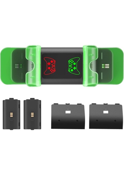 XBS-003 Işıklı Xbox Series x Series S 1000 mah Joystick Batarya Şarj Stand