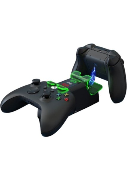 XBS-003 Işıklı Xbox Series x Series S 1000 mah Joystick Batarya Şarj Stand