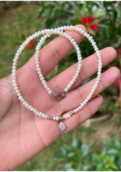 Incili Gümüş Kolye fiyatları