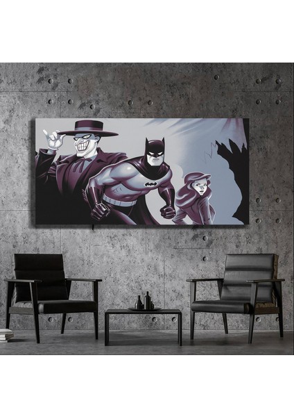 Süper Kahramanlar Yapay Zeka Destekli, 3D Dekoratif Baskı Yatay Cam Tablo 96 fırsatları
