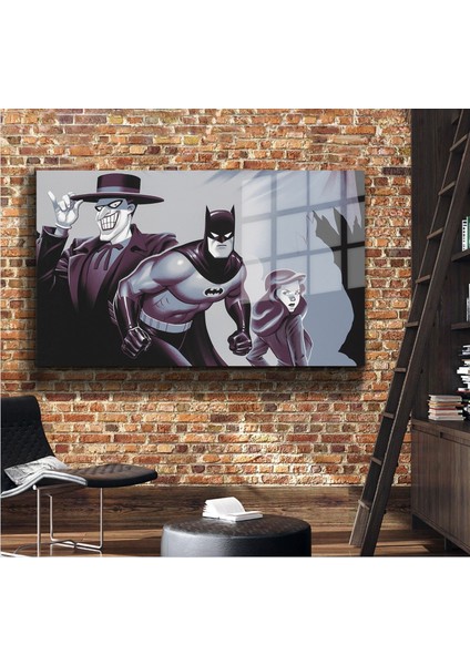 Süper Kahramanlar Yapay Zeka Destekli, 3D Dekoratif Baskı Yatay Cam Tablo 107 fiyatları