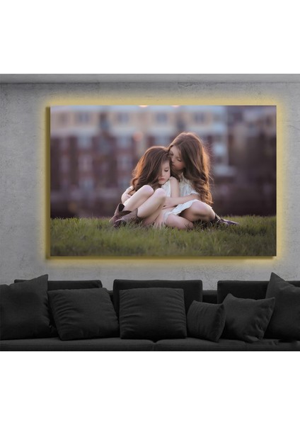 LED Işıklı Kanvas Tablo, 3D Dekoratif Baskılı Tablo Yapay Zeka Destekli Modern Tasarımlar 331