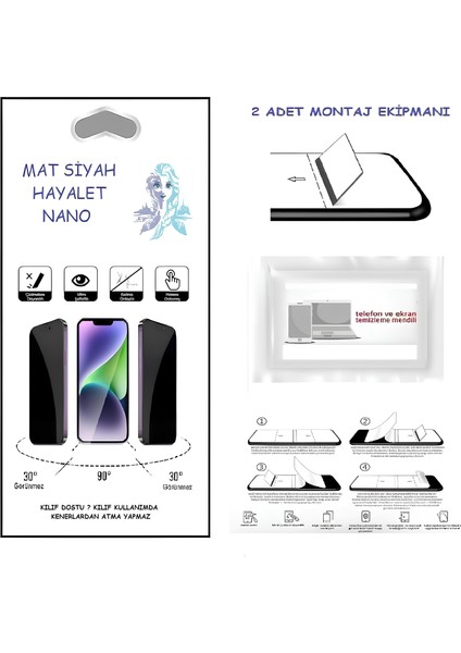 Honor Pro Nano Ekran Koruyucu Ultra Ince Esnek Mat Hayalet