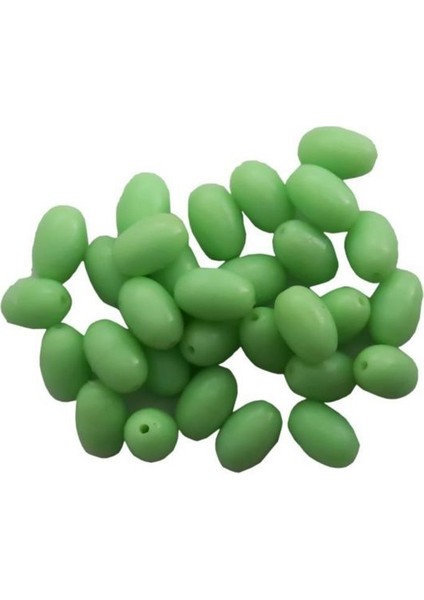 4X6MM Fosforlu Kauçuk Boncuk