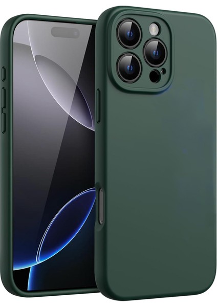 iPhone 16 Pro Max Kılıf Kamera Korumalı Lansman Silikon Kapak
