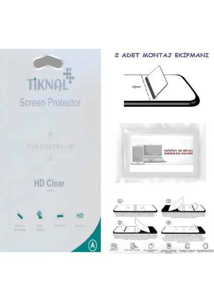 One Plus 8 - Tiknal - Nano Ekran Koruyucu Ultra Ince Esnek Hd Şeffaf