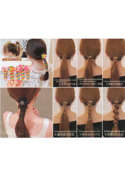 Toka Çocuk Tokası Spiral Toka 4'lü Set fiyatları