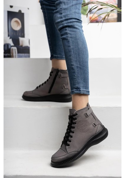 Deri Kadın Günlük Bot Bootie GR0909 fırsatları