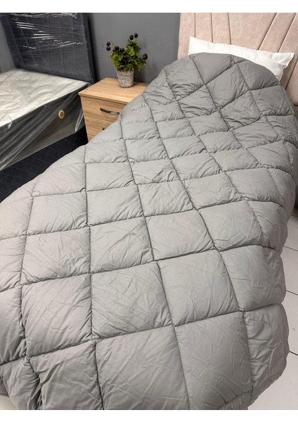 Saten %100 Pamuk Ranforce Tek Kişilik Yorgan Sweet Dreams V3 Sarı-Gri fiyatları