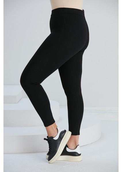 Büyük Beden Siyah Tayt modelleri
