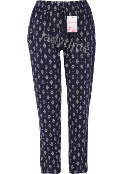 Vip Lüx Cepli Viskon Kadın Pijama Altı ZE28 modelleri