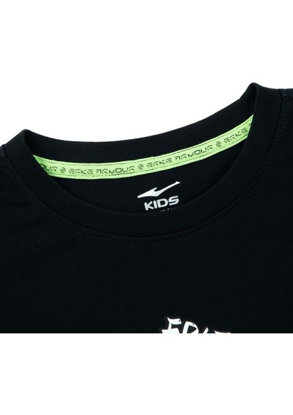 Genç Erkek Bisiklet Yaka T-Shirt
