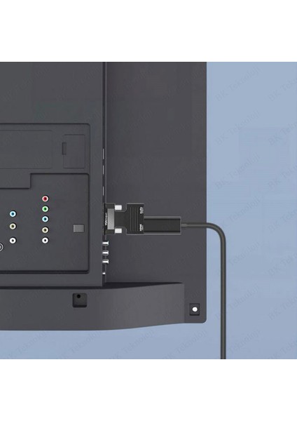 Ses Destekli HDMI Dişi To VGA Erkek Çevirivi Dönüştürücü