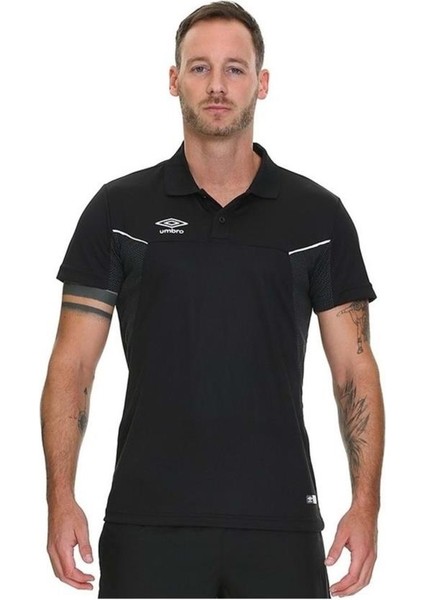 TF0031 Drill Top Esale Polo Yaka Erkek Tişört Siyah