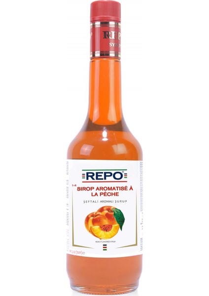 Şeftali Aromalı Kokteyl Şurubu 700ml