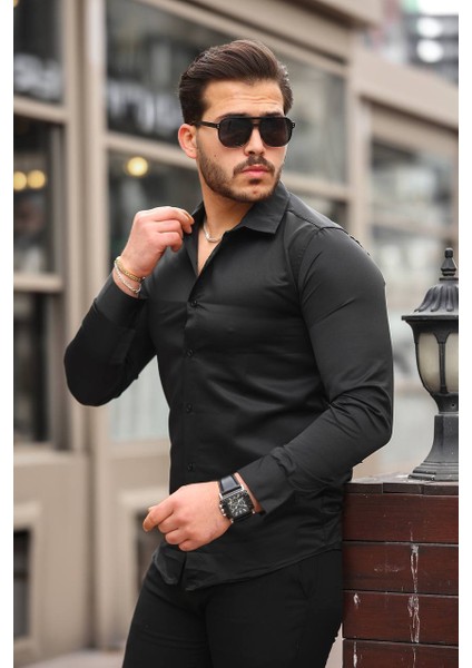 Slim Fit Şık Damatlık Klasik Gömlek fiyatları