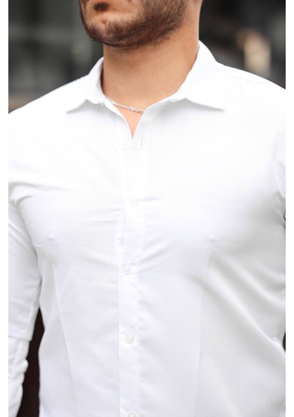 Slim Fit Şık Damatlık Klasik Gömlek modelleri