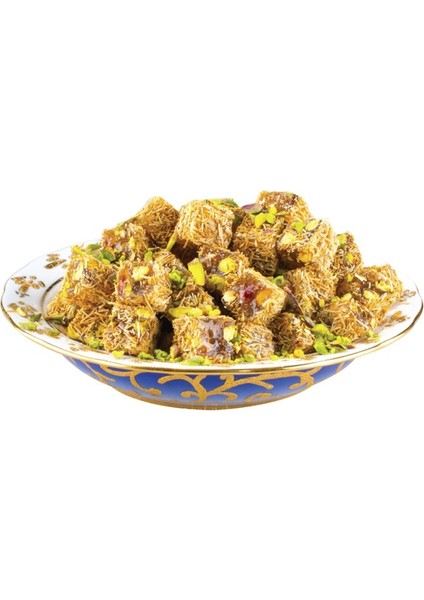 Kadayıf Kaplamalı Çifte Kavrulmuş Antep Fıstıklı Lokum 250 gr