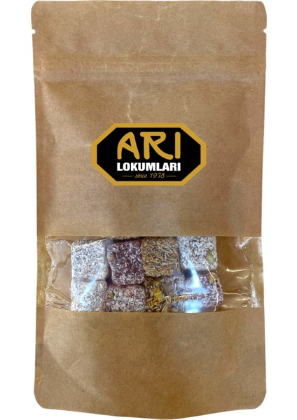 Çifte Kavrulmuş Antep Fıstıklı Karışık Lokum 250 gr Hindistan Cevizli - Narlı - Kadayıflı fiyatları