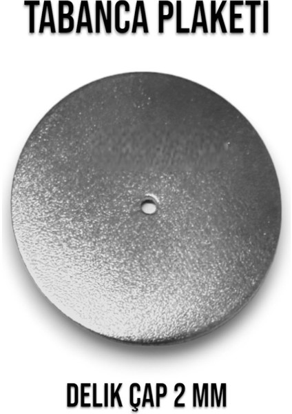 Tabanca Plaket Krom 2 mm