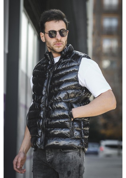 Bl 1696 Slim Fit Extra Parlak Dik Yaka Erkek Şişme Yelek fiyatları