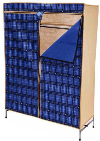 Portatif Gardrop Metal Iskelet - Bez Örtü 42X105CM (3791)