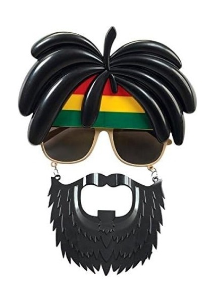 Rasta Peruklu Bob Marley Parti Gözlüğü modelleri
